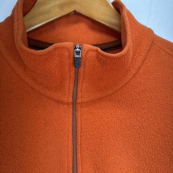 Patagonia Vintage Capilene Mens Half 1/4 Zip Fleece Pullover Size L Burnt Orange - Picture 3 of 6